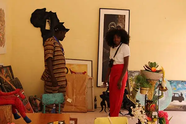 Betty Ntoni à la Biennale de Dakar
